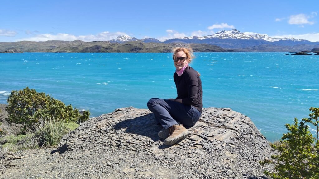 Beatriz at a scenic destination